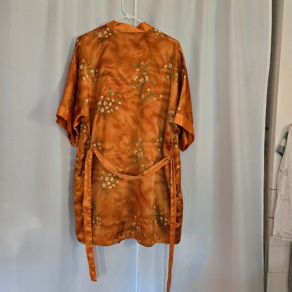 Copper colored silky robe - Picture 13 of 16